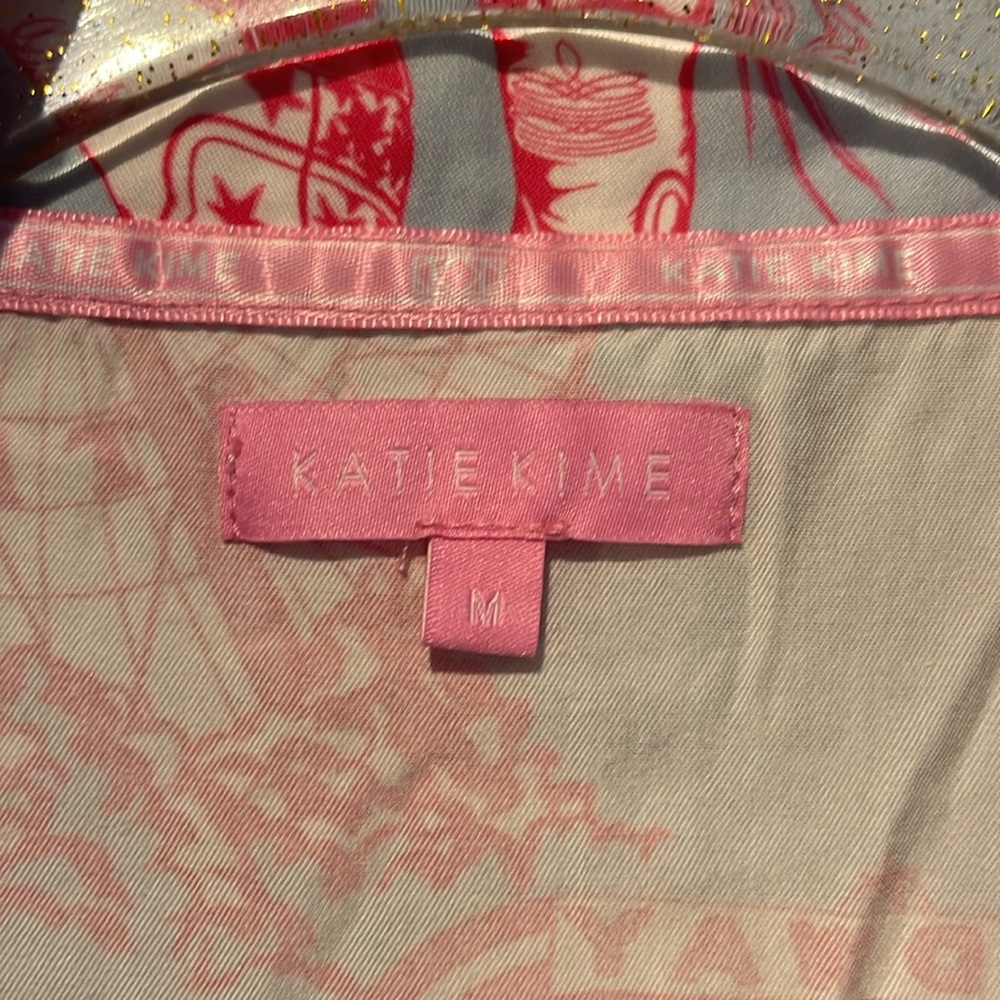 Katie Kime Dallas Toile Pajama Top - Picture 9 of 13